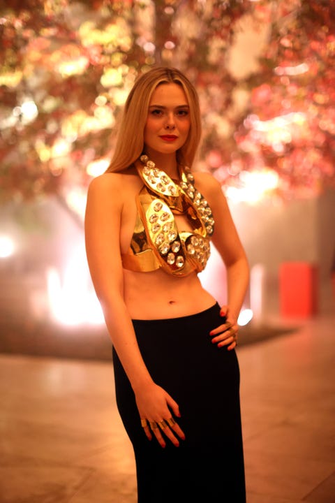 Elle Fanning at the 2021 InStyle Awards At The Getty Center elle fanning at the 2021 instyle awards at the getty center