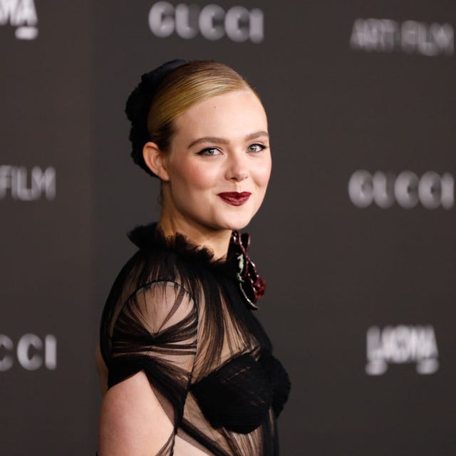Elle Fanning’s Butt And Legs Look So Toned In A Sheer Gucci Ballgown