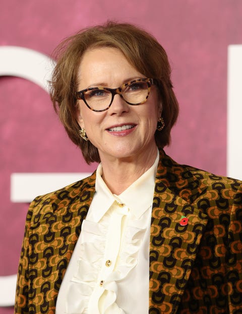"House of Gucci" UK Premiere - Red Carpet Arrivals london, england november 09 author sara gay forden attends the uk premiere of "house of gucci" at the odeon luxe leicester square on november 09, 2021 in london, england photo by lia tobygetty images