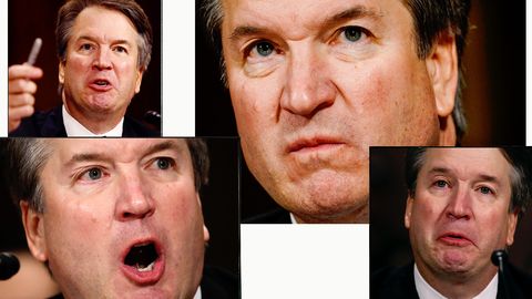 Image result for bret kavanaugh angry