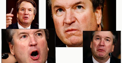 Image result for bret kavanaugh angry