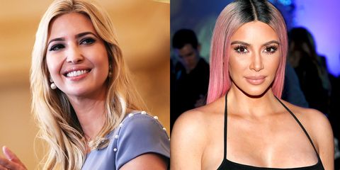 Ivanka Trump and Kim Kardashian