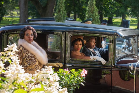 ma rainey's black bottom 2020 l to r viola davis as ma rainey, taylour paige as dussie mae, and dusan brown as sylvestercr david lee  netflix