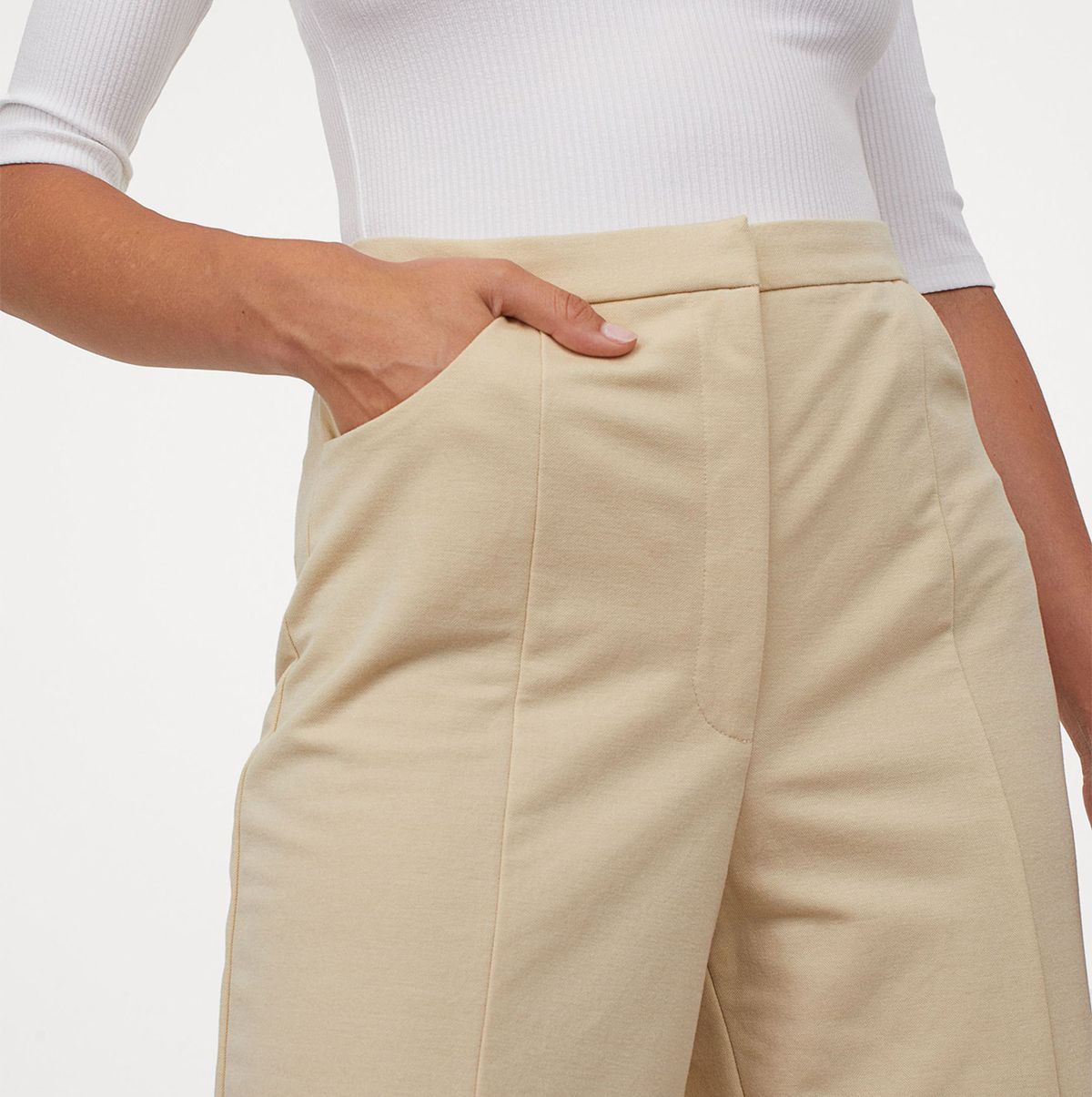 Contribución Están deprimidos Dictado Este pantalón ancho de H&M es pura tendencia de entretiempo