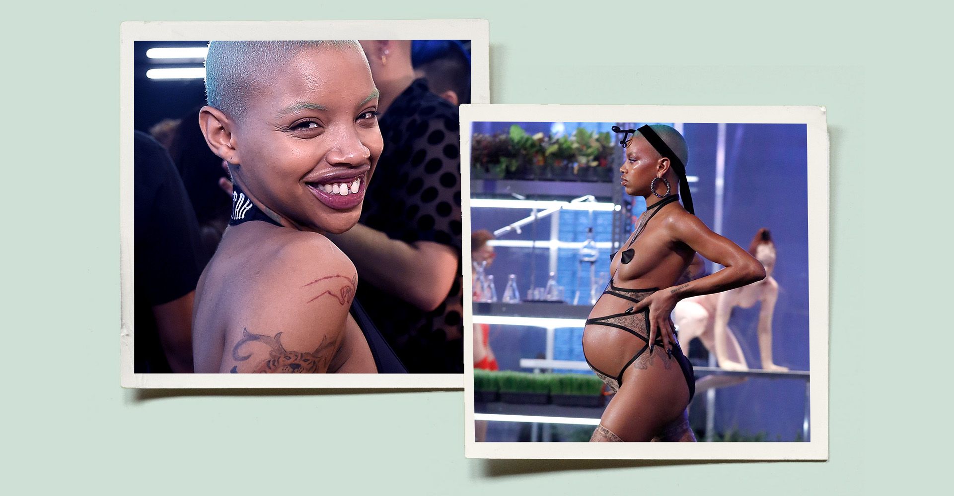 Slick Woods Leaked Nude Picutres, Tattooed Body.