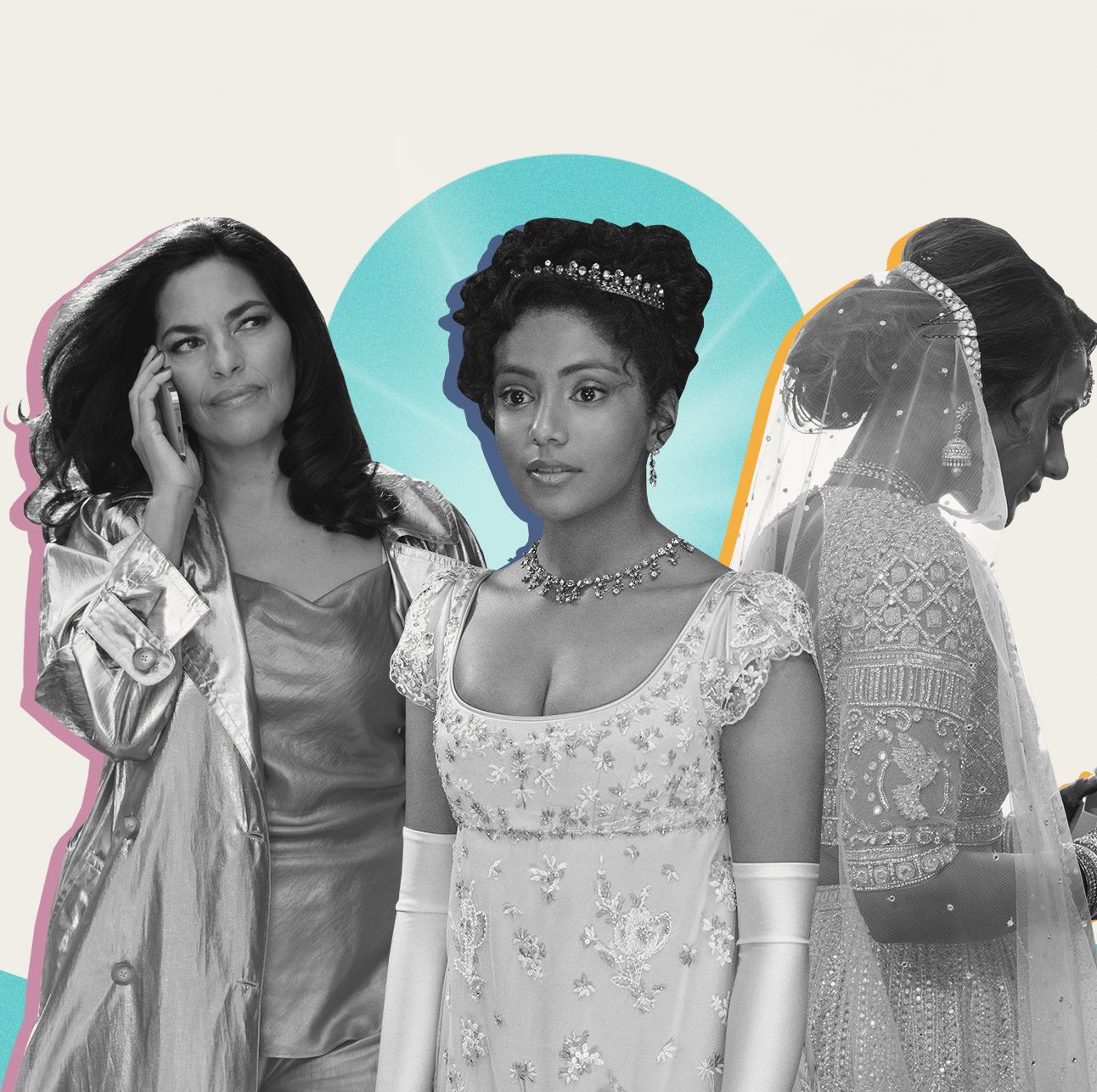 Why it matters that a generation of South Asian women, who are working to break cycles and challenge expectations, are seeing our experiences reflected in shows like Bridgerton, Love Is Blind, and And Just Like That... 