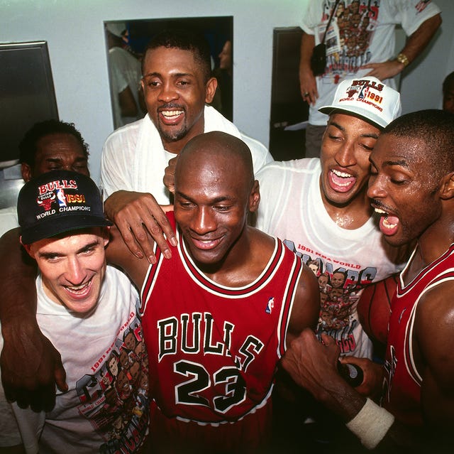 1991 NBA Finals - Game Five: Chicago Bulls v Los Angeles Lakers inglewood, ca june 12 michael jordan 23 of the chicago bulls celebrates following game five of the 1991 nba finals on june 12, 1991 at the great western forum in inglewood, california note to user user expressly acknowledges and agrees that, by downloading andor using this photograph, user is consenting to the terms and conditions of the getty images license agreement mandatory copyright notice copyright 1991 nbae photo by andrew d bernsteinnbae via getty images