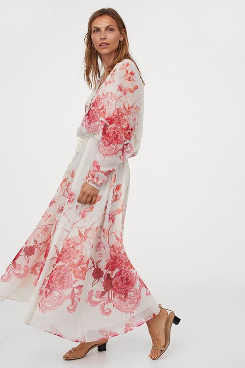 Sentimos amor un vestido largo de flores de H&M