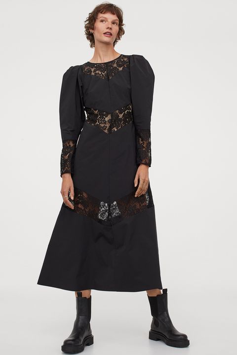 El vestido largo negro de H&M tan increíble como asequible