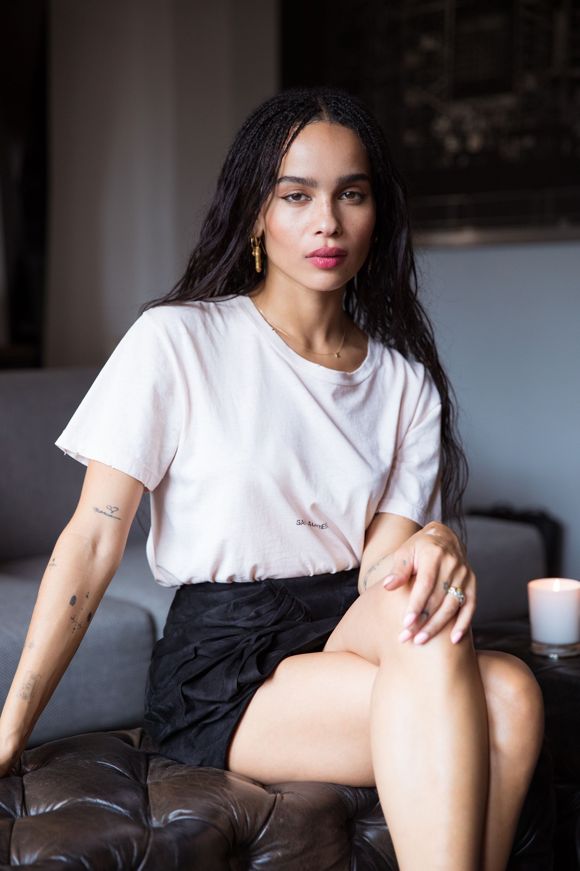 Bølle Elendighed Settle Zoë ​Kravitz Shares Her Beauty Secrets - Zoë ​Kravitz Beauty Interview