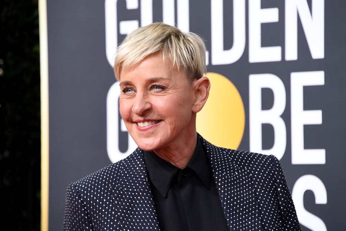 Ellen DeGeneres says COVID-19 includes symptoms of back pain, fatigue