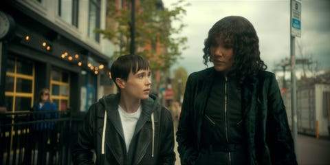 elliot page, emmy raverlampman, the umbrella academy, season 3