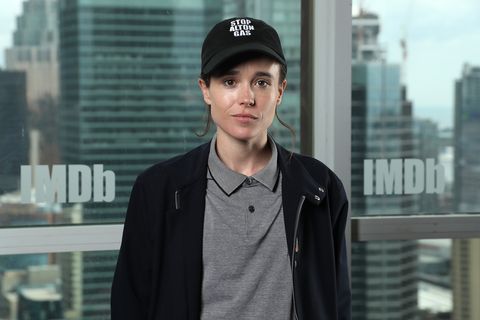 toronto, ontario   september 07 ellen page attends the imdb studio presented by intuit quickbooks at toronto 2019 at bisha hotel  residences on september 07, 2019 in toronto, canada photo by rich polkgetty images for imdb