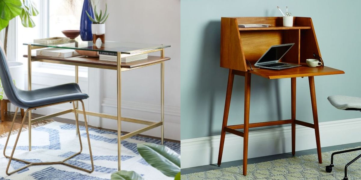 25 Best Desks For Small Spaces, Stylish Office Desk For Home