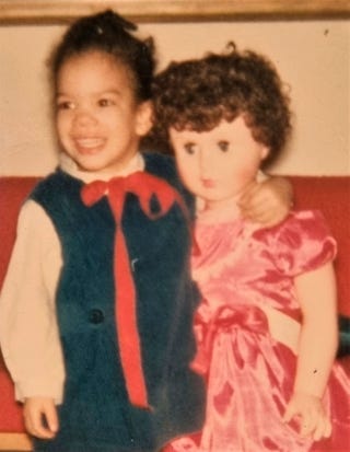 Author Charmaine Wilkerson at age three. author charmaine wilkerson at age three