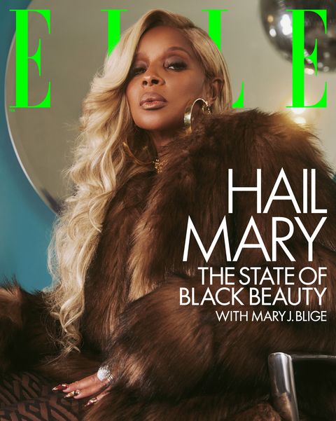 mary j blige elle magazine state of black beauty