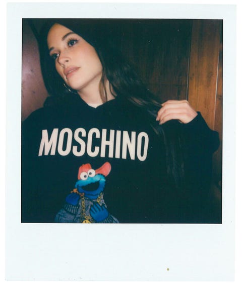 kacey musgraves wears moschino x sesame street