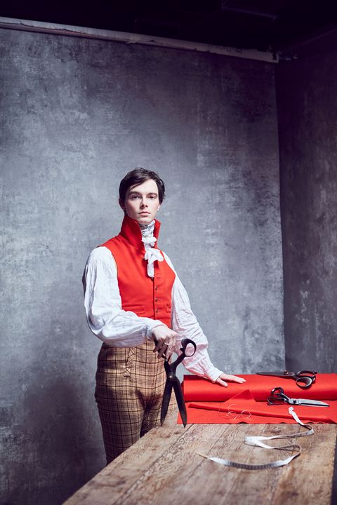 zack pinsent of pinsent tailoring photographed by alun callender at the rodhus pop up studio