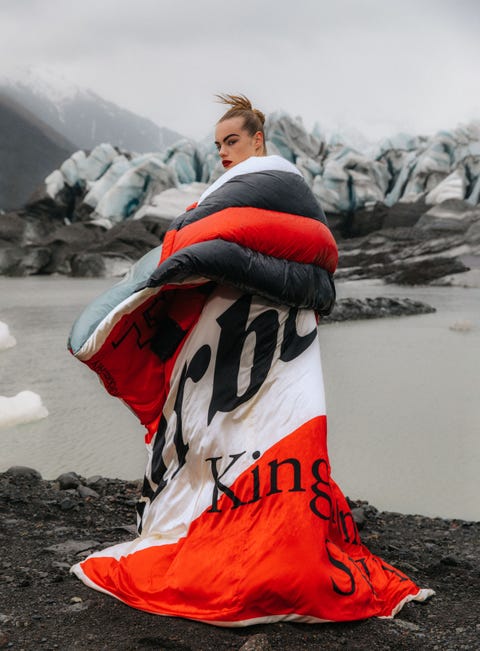 Red, Headgear, Outerwear, Textile, Photography, Geological phenomenon, Carmine, Scarf, 