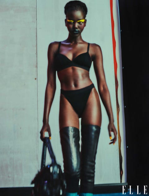 adut takech in araks and prada