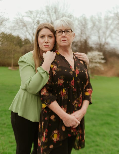 morgan hellquist and her mother, jo ann levey