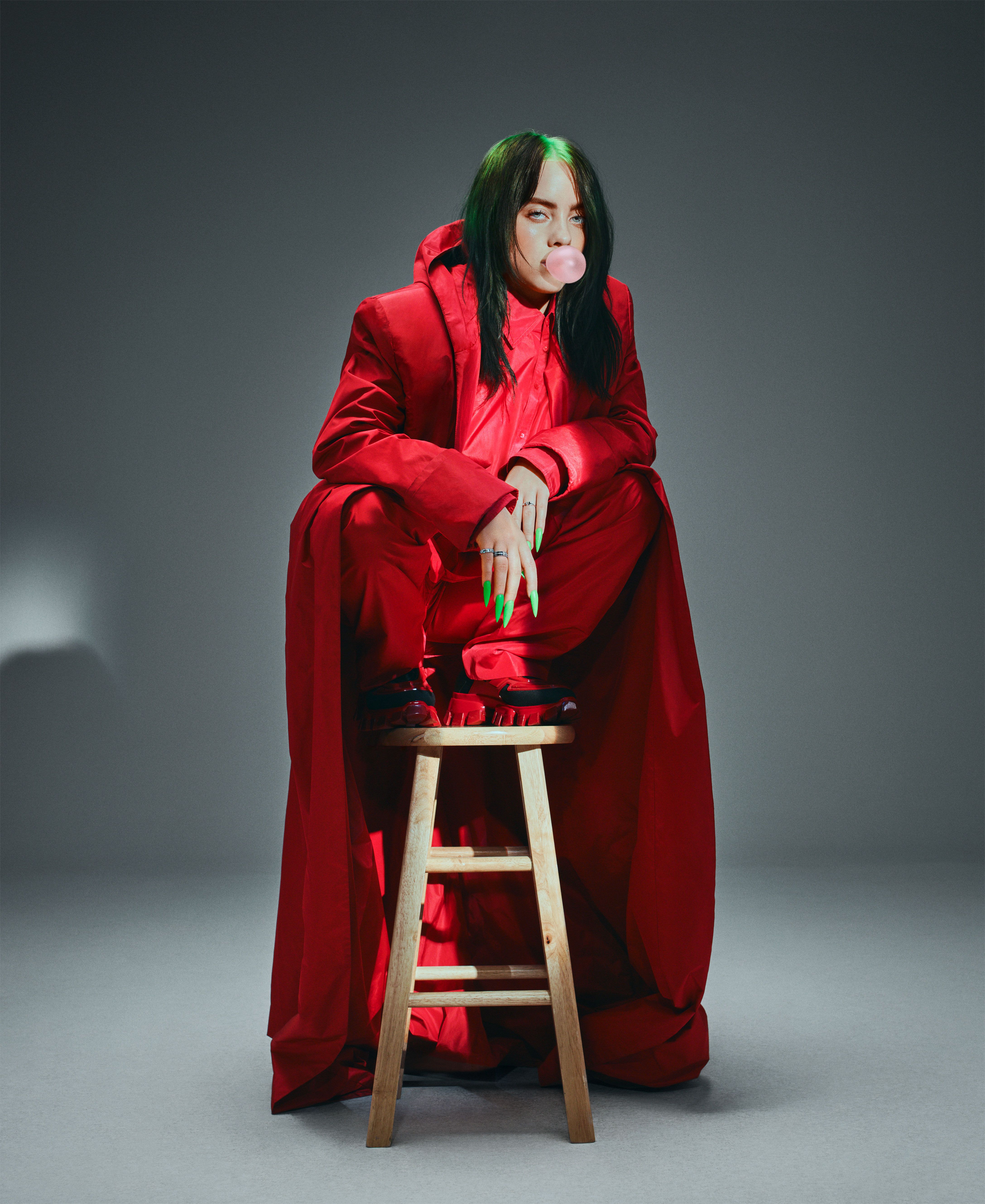 billie eilish red jordans