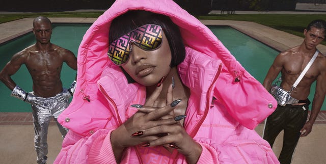 Nicki Minaj Puts Her Fendi Prints On