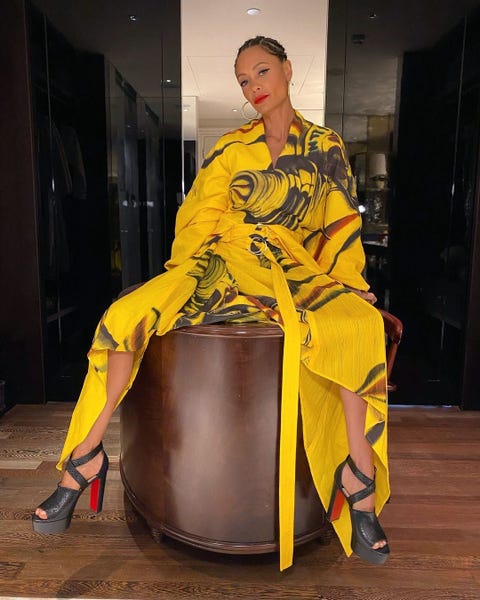 Thandiwe Newton wears JW Anderson thandiwe newton wears jw anderson