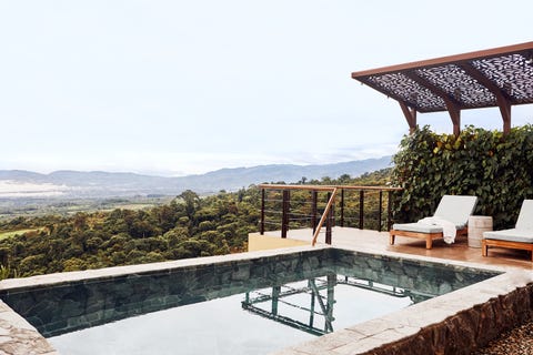 a mountain view at hacienda altagracia