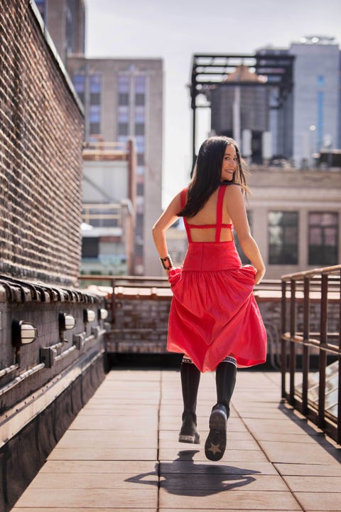 director chai vasarhely on a rooftop