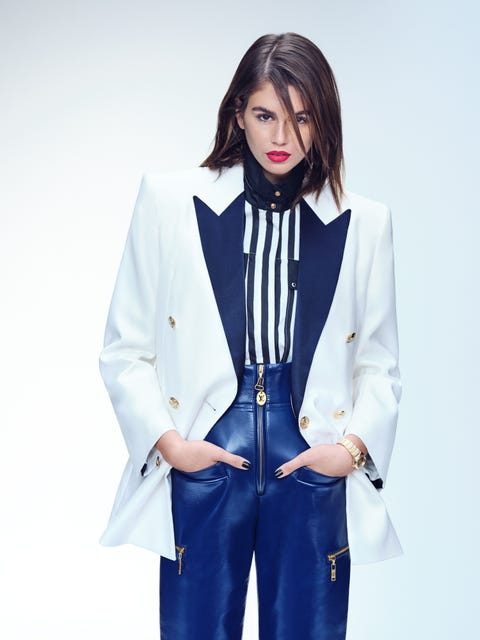 Kaia Gerber in white jacket kaia gerber in white jacket