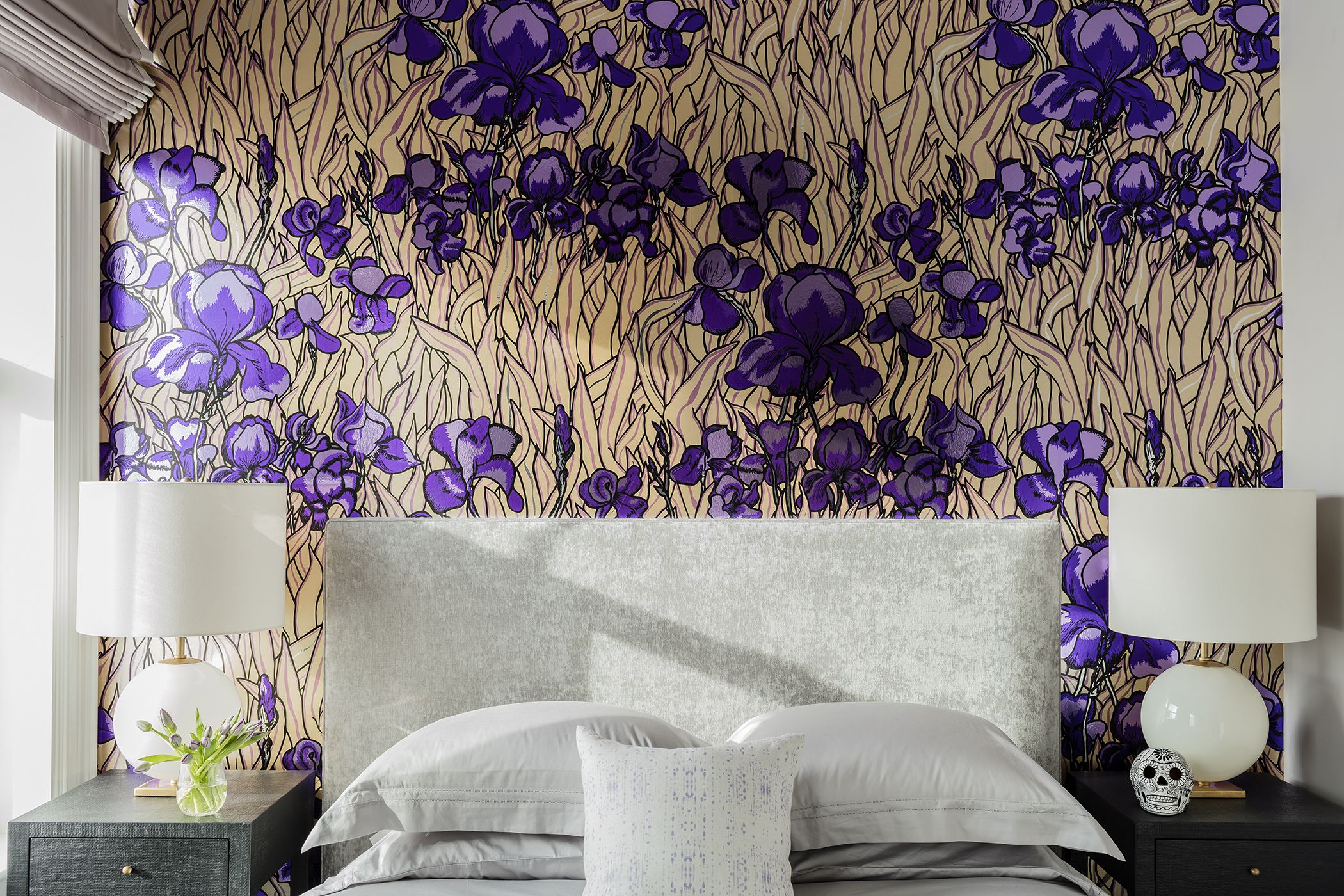 purple wallpaper for walls