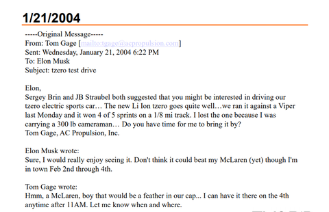 Elon's email elon's email