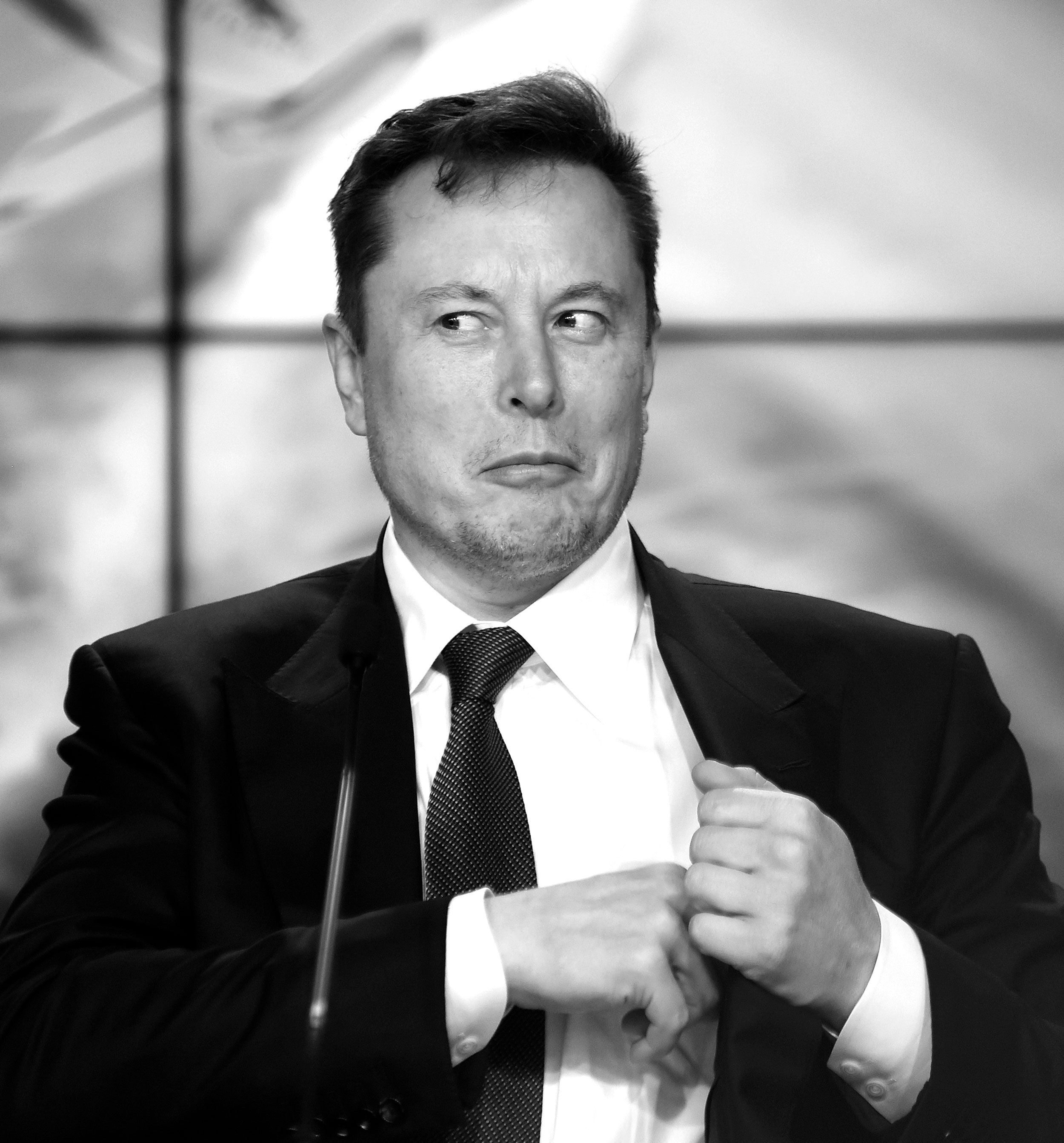 Elon Musk Black And White - Untethered From Reality Is Elon Musk Having