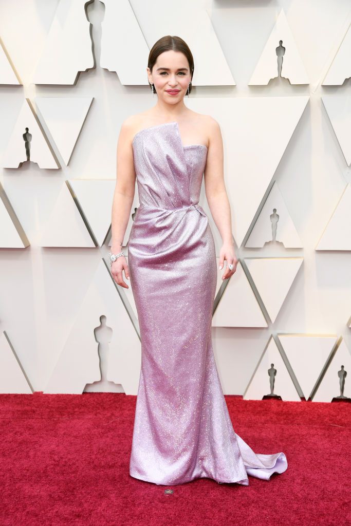 Lavender Dress to Oscars 2019 Red Carpet