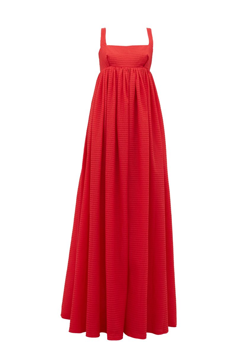 red dress zara 2020