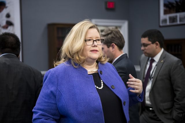united states   march 13 gsa administrator emily murphy arrives to tesitfy during the house appropriations subcommittee on financial services and general government subcommittee hearing on "gsa general services administration oversight hearing" on wednesday, march 13, 2019 photo by bill clarkcq roll call