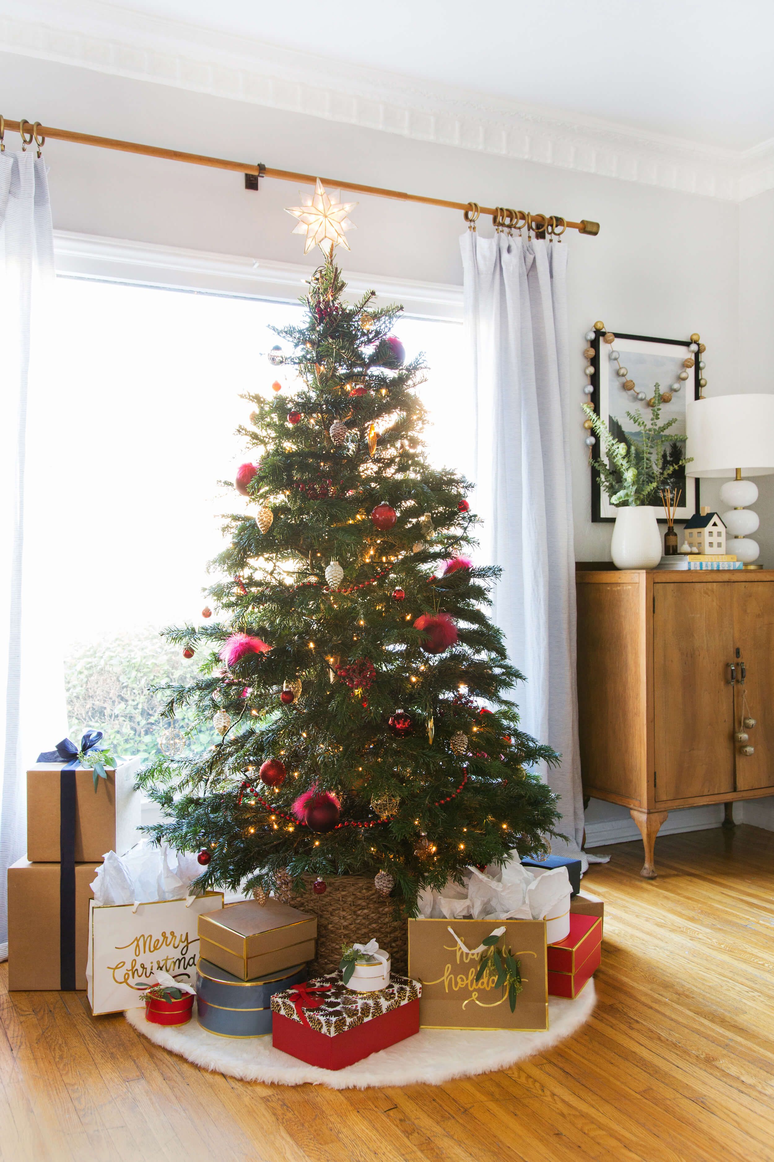 Francfranc Christmas Tree Glass Ornament Rocket Xmas Interior Home Decoration 