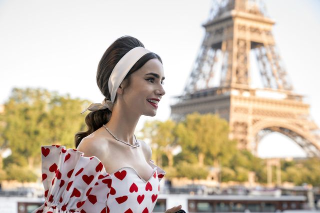 emily in paris lily collins as emily in episode 205 of emily in paris cr stéphanie branchunetflix © 2021