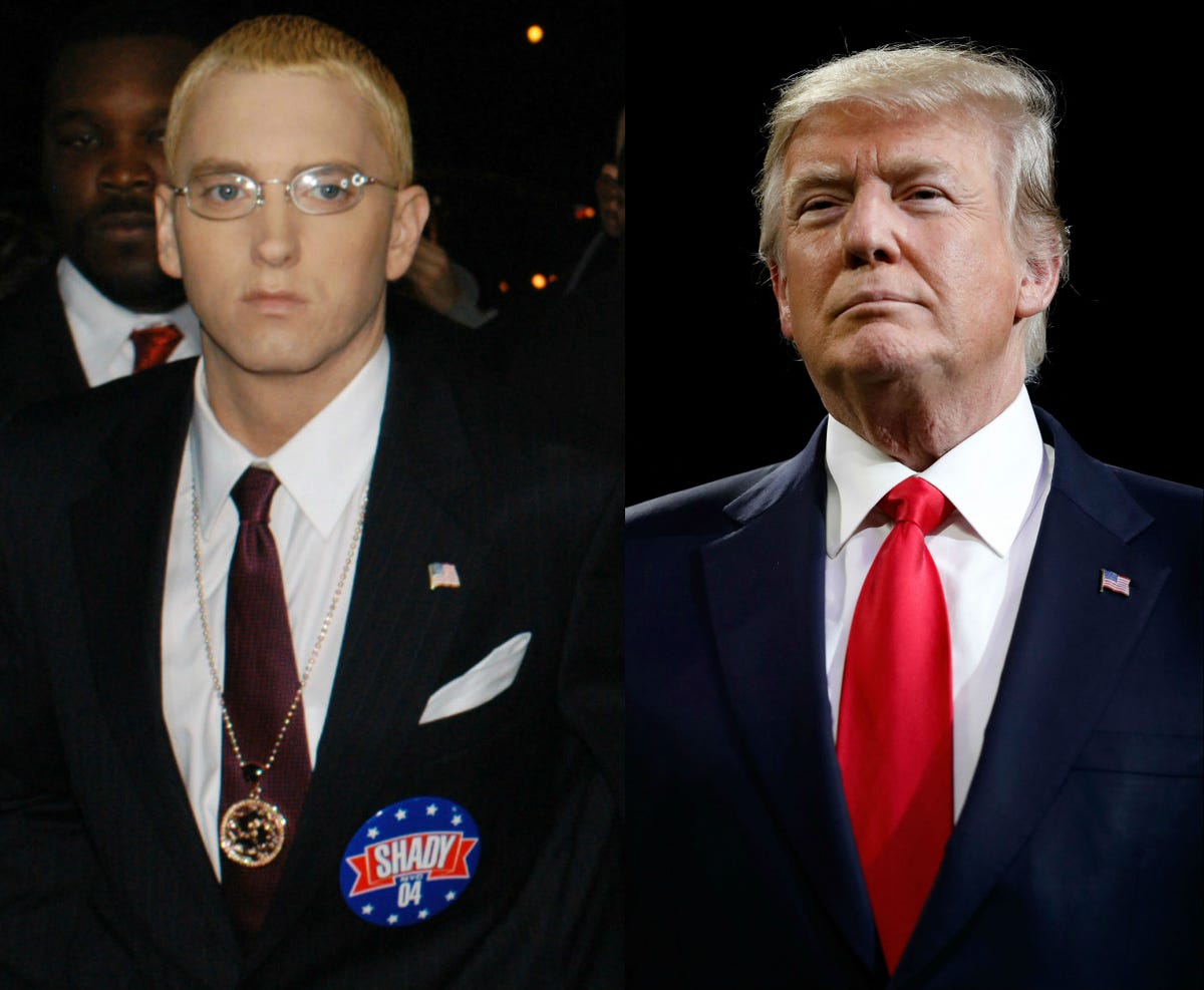 Remember When Donald Trump Endorsed Eminem For President 