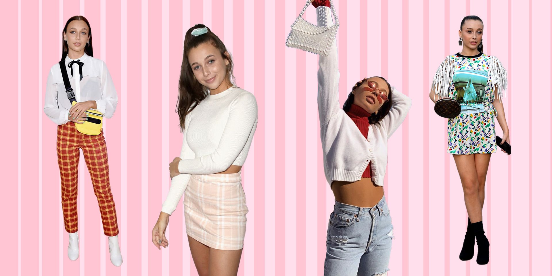 emma chamberlain pink hoodie