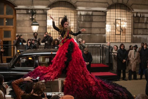 El vestido favorito de Emma Stone en 'Cruella' El vestido favorito de Emma Stone en 'Cruella'