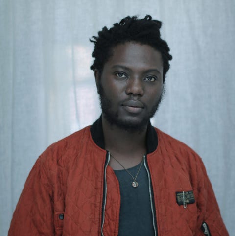 Portret van regisseur Emmanuel Adjei