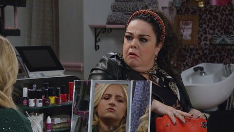 Mandy Dingle is hurt to see Amelia Spencer's new look, Emmerdale