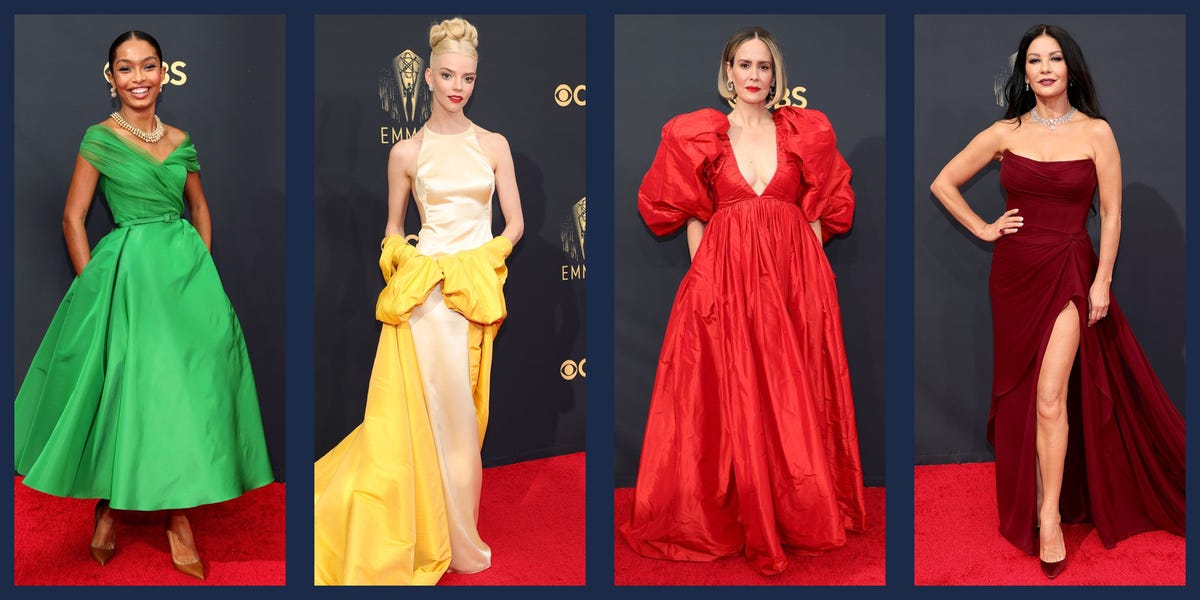 Emmy Awards 2021 Best Dresses 73rd Emmy Awards Red Carpet Celebrity