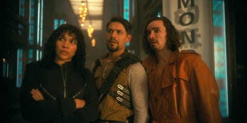 emmy raver lampman, david castaneda, robert sheehan, the umbrella academy, season 3