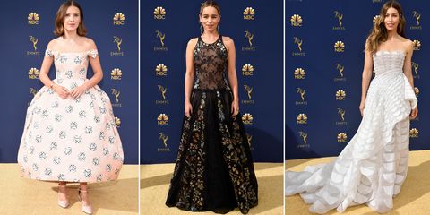 Los looks de los Emmy 2018 - Los vestidos de las famosas en los Premios Emmy 2018