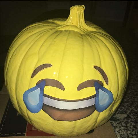 18 Best Emoji Pumpkin Carving and Painting Ideas - Emoji Face Stencils