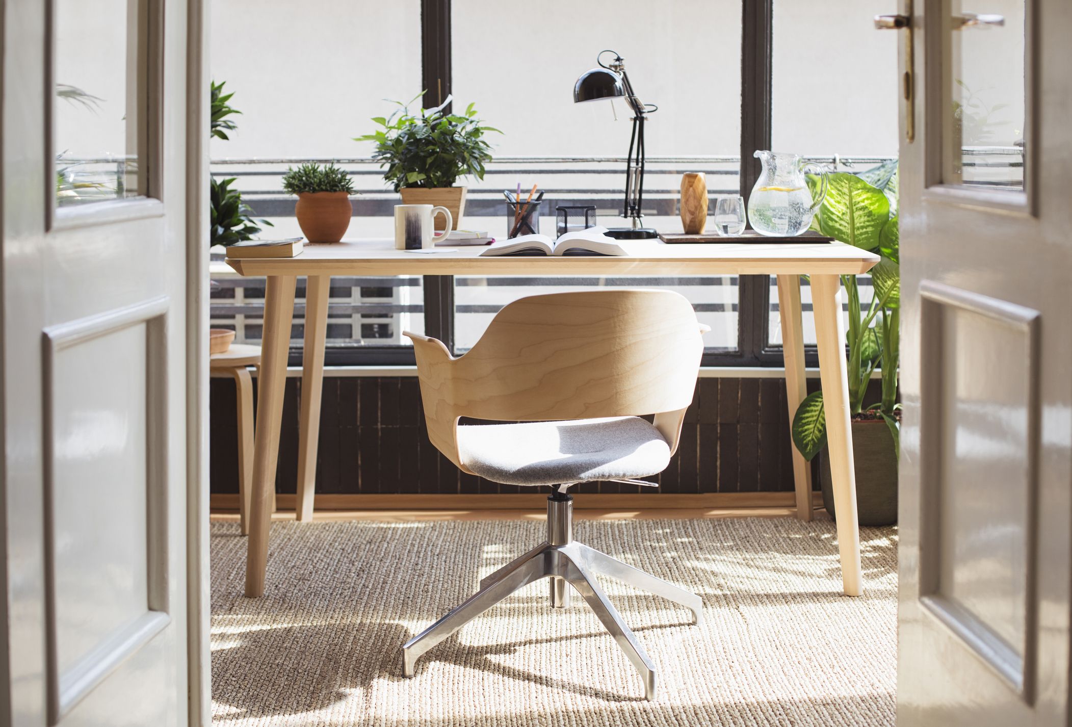 home working desk and chair