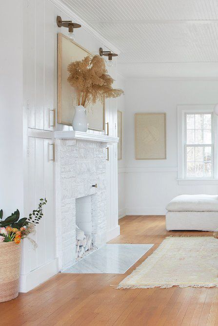 16 Empty Fireplace Ideas How To Style, How To Cover Up Old Fireplace